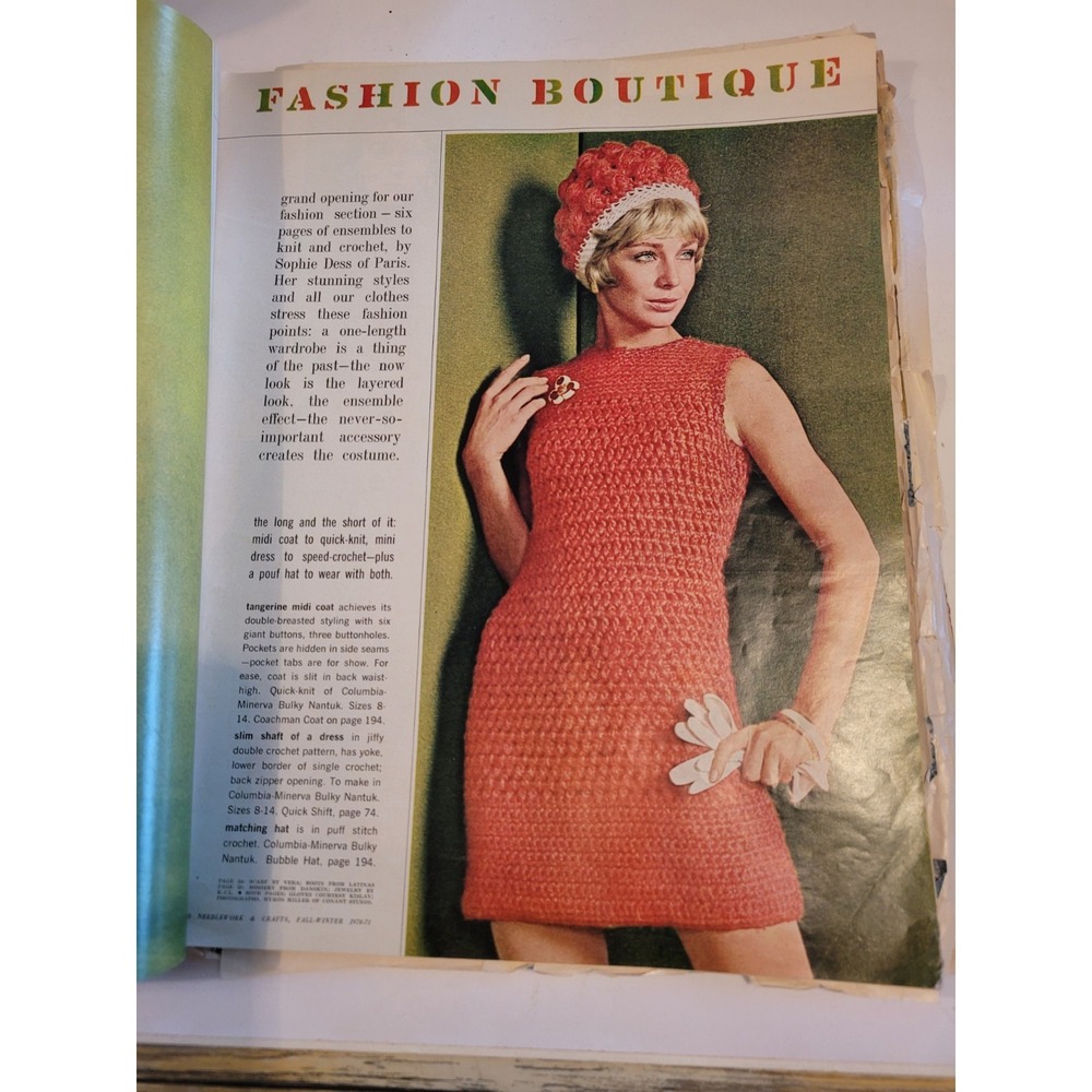Vintage McCall's Needlework & Crafts Magazine Ephemera Knit Crochet 70s Retro - Picture 2 of 5